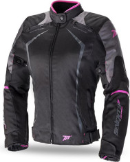 Geaca Moto Textila Impermeabila SD-JR49 Dark Gray/Pink Dama