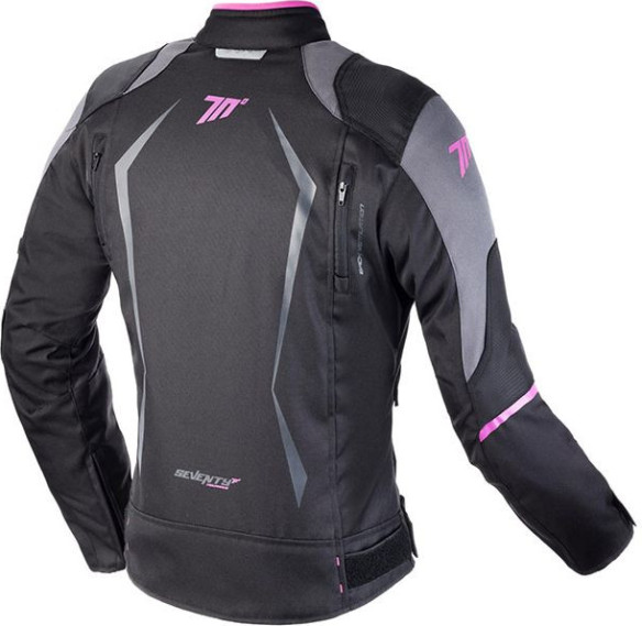 Geaca Moto Textila Impermeabila SD-JR49 Dark Gray/Pink Dama