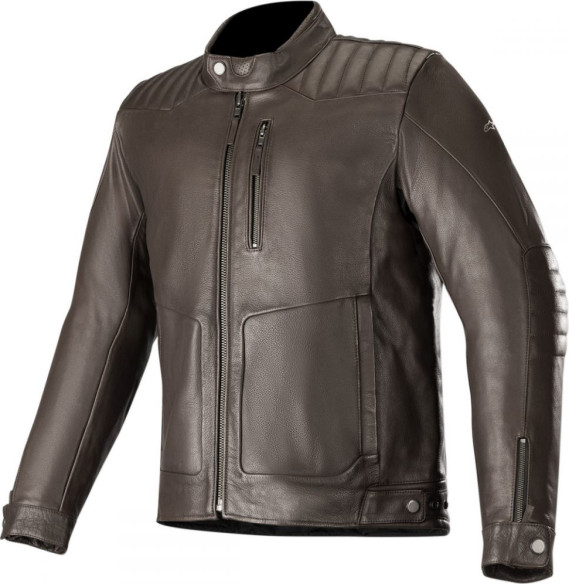 Geaca Moto Piele Crazy Eight Brown
