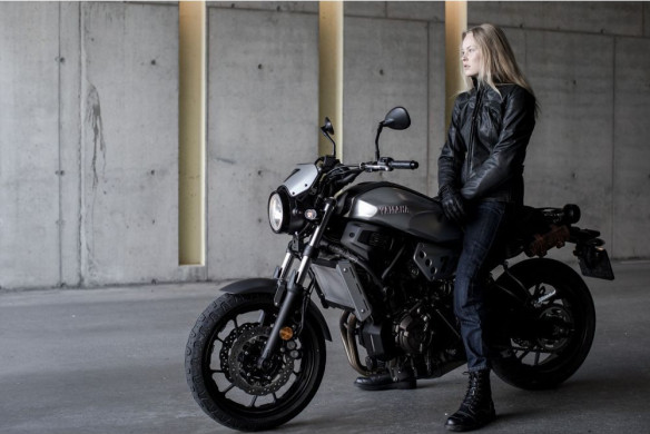 Geaca Moto Piele Mystic Black