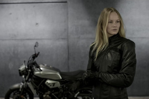Geaca Moto Piele Mystic Black