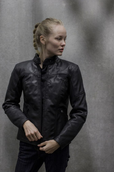 Geaca Moto Piele Mystic Black