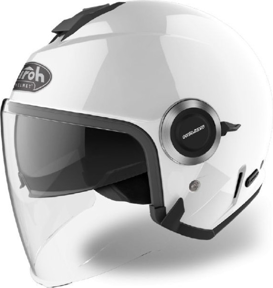 Casca Moto Jet Helios White Gloss