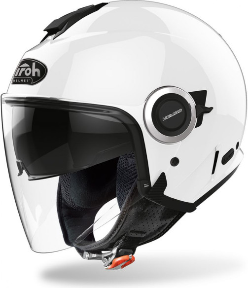 Casca Moto Jet Helios White Gloss