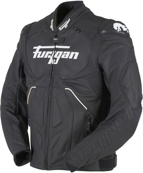 Geaca Moto Piele Raptor Evo Black/White