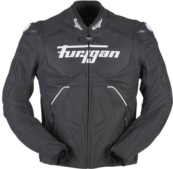 Geaca Moto Piele Raptor Evo Black/White