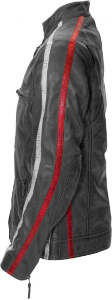 Geaca Moto Piele Jack Billy Grey