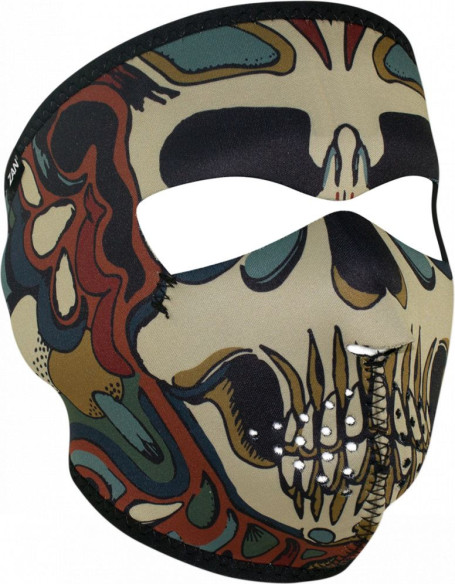 Masca Fata Full Face Psychedelic Skull One Size Wnfm179