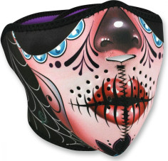 Masca Fata Half Face Sugar Skull One Size Wnfm082h