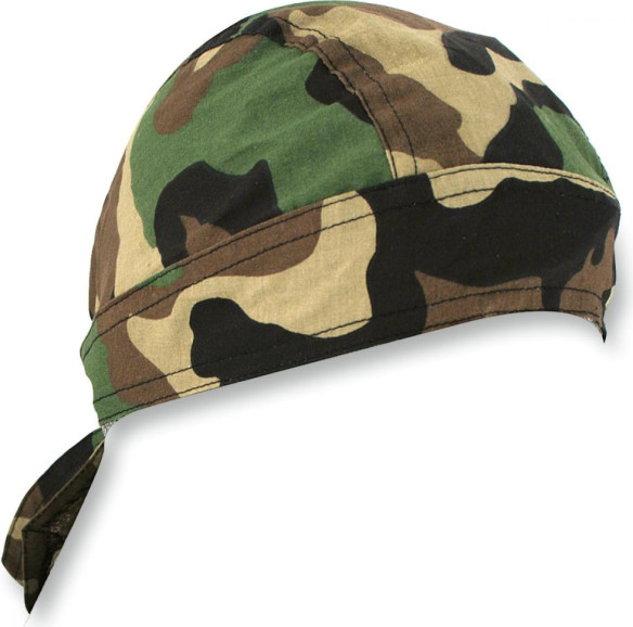 Bandana Woodland Camo One Size Z118c
