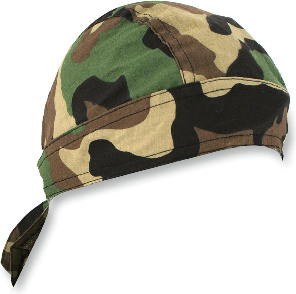 Bandana Woodland Camo One Size Z118c