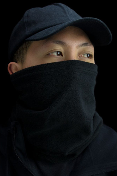 Protectie Gat Tip Tub Fleece Black One Size Wfmfn114