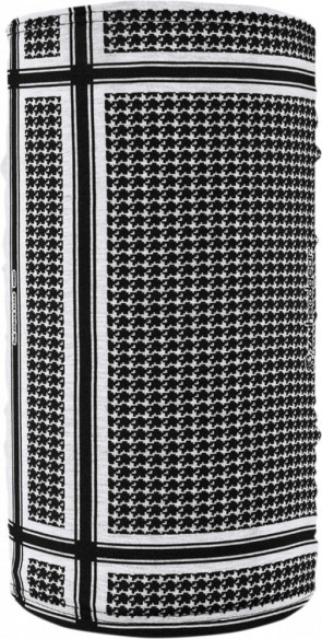 Protectie Gat Tip Tub Fleece Houndstooth Black White One Size Tf235bw