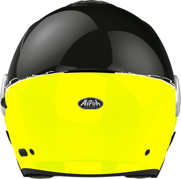 Casca Moto Jet Helios Fluo Yellow Gloss