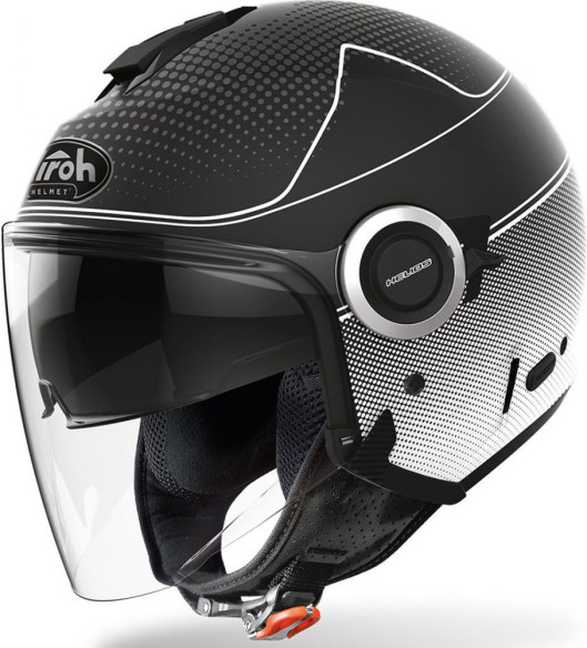 Casca Moto Jet Helios Map Black Matt