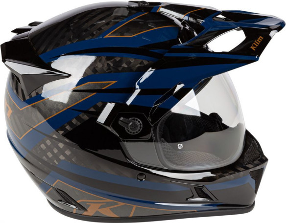 Casca Moto Touring Krios Karbon Adventure ECE Fastbak Bronze