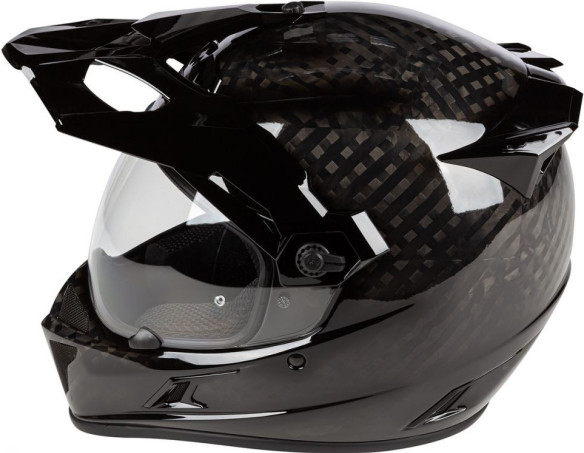 Casca Moto Touring Krios Karbon Adventure ECE Karbon Negru Lucios