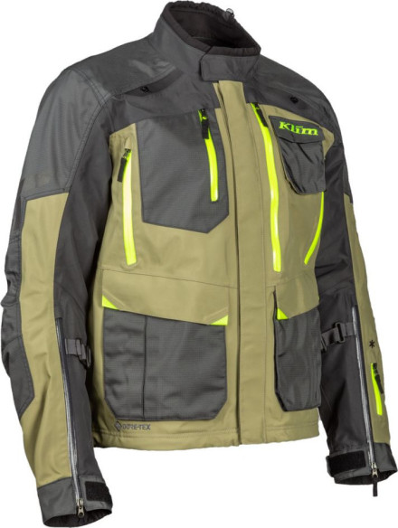 Geaca Moto Textil Touring Carlsbad Sage/Hi/Vis