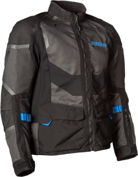 Geaca Moto Textil Touring Baja S4 Black/Kinetik Blue