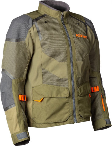 Geaca Moto Textil Touring Baja S4 Sage/Strike Orange