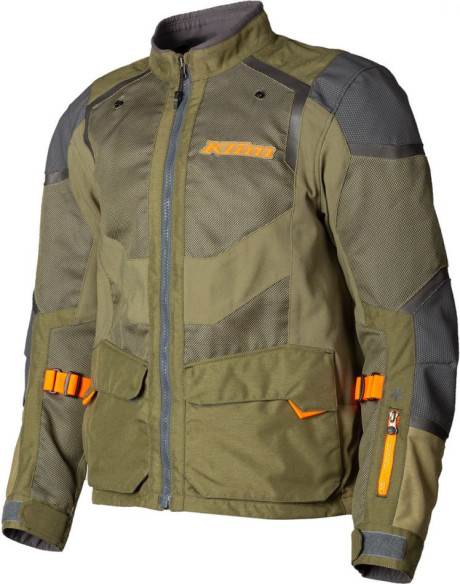 Geaca Moto Textil Touring Baja S4 Sage/Strike Orange