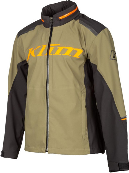 Geaca Moto Textil Touring Enduro S4 Burnt Olive/Strike Orange