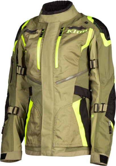 Geaca Moto Textil Touring Dama Artemis Sage/Hi/Vis