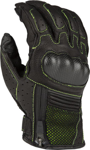 Manusi Moto Piele Touring Induction Black/Hi-Vis