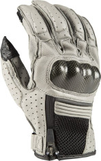 Manusi Moto Piele Touring Induction Scurte Gri
