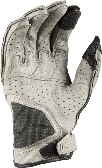Manusi Moto Piele Touring Induction Scurte Gri