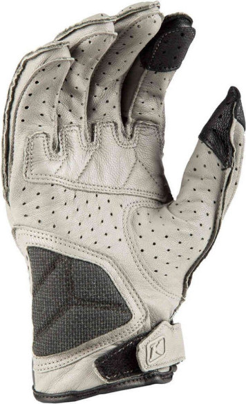 Manusi Moto Piele Touring Induction Scurte Gri
