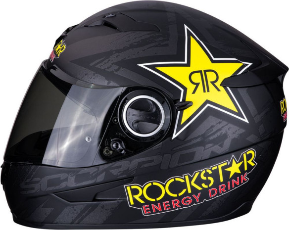 Casca Moto Full-Face Exo 490 Rockstar Matt Black/Yellow/Red