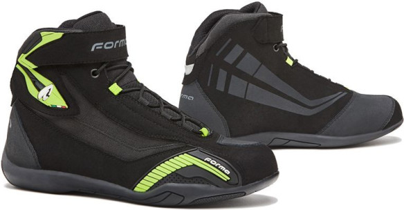 Cizme Moto Urban Genesis Black/Yellow