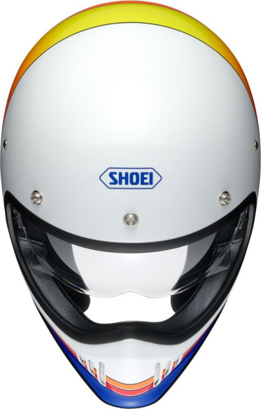 Casca Moto Retro EX-Zero Equation TC-2 multicolor/alb