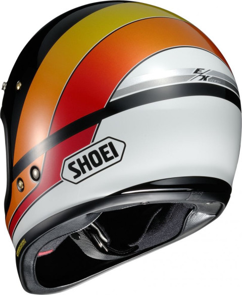 Casca Moto Retro EX-Zero Equation TC-10 multicolor/negru