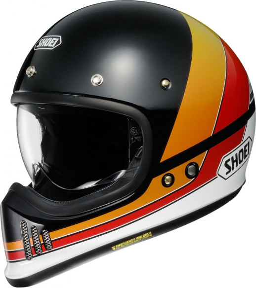 Casca Moto Retro EX-Zero Equation TC-10 multicolor/negru