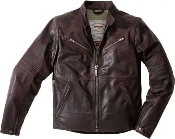 Geaca Moto Piele Garage Light Brown