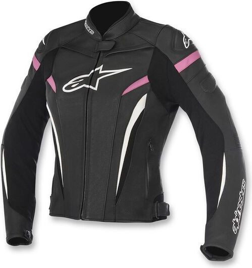 Geaca Moto Piele Dama STELLA GP PLUS R V3 Black/Fuchsia