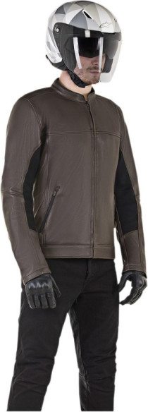 Geaca Moto Piele TOPANGA Brown