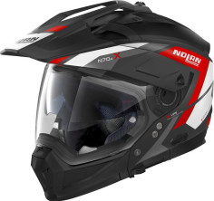 Casca Crossover N 70-2 X Grandes Alpes Negru/Rosu