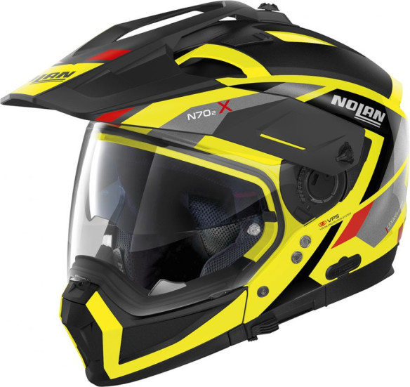 Casca Crossover N 70-2 X Grandes Alpes Multicolor/Galben