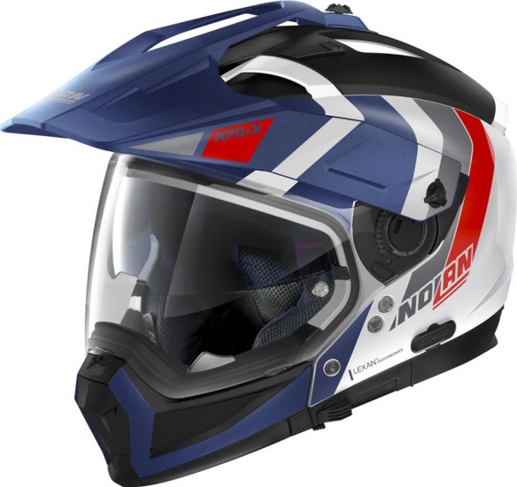 Casca Crossover N 70-2 X Decurio N-Com Multicolor/Albastru
