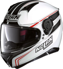 Casca Full-Face N 87 Rapid N-Com Multicolor/Alb