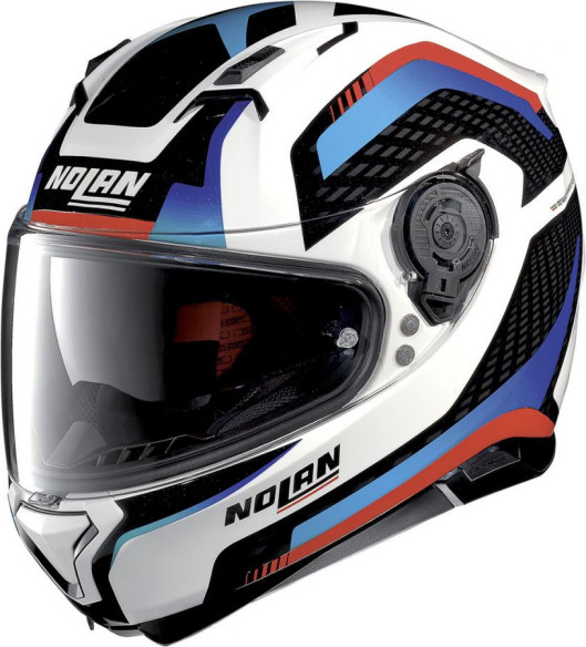 Casca Full-Face N 87 Arkad N-Com 040 Alb Lucios