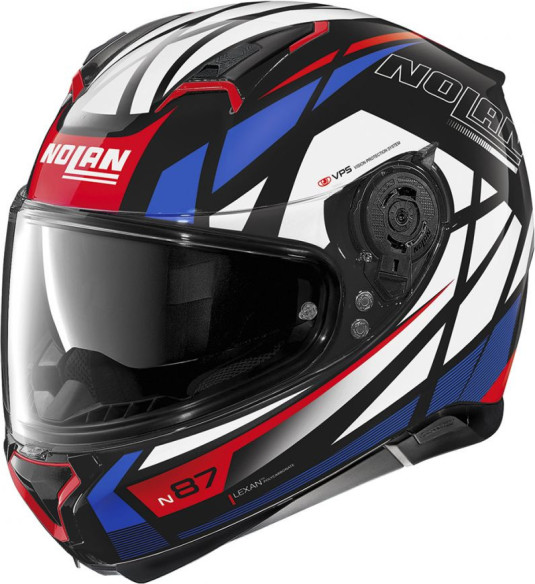 Casca Full-Face N 87 Originality N-Com 064 Albastru/Negru Lucios