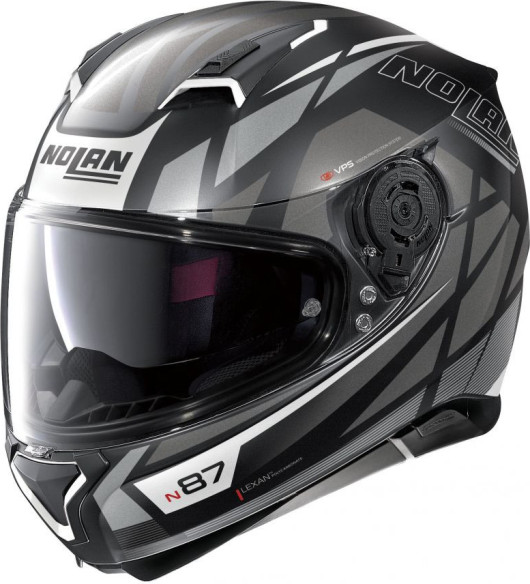 Casca Full-Face N 87 Originality N-Com 068 Gri/Negru