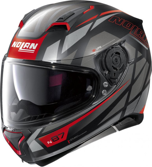 Casca Full-Face N 87 Originality N-Com 069 Rosu/Negru
