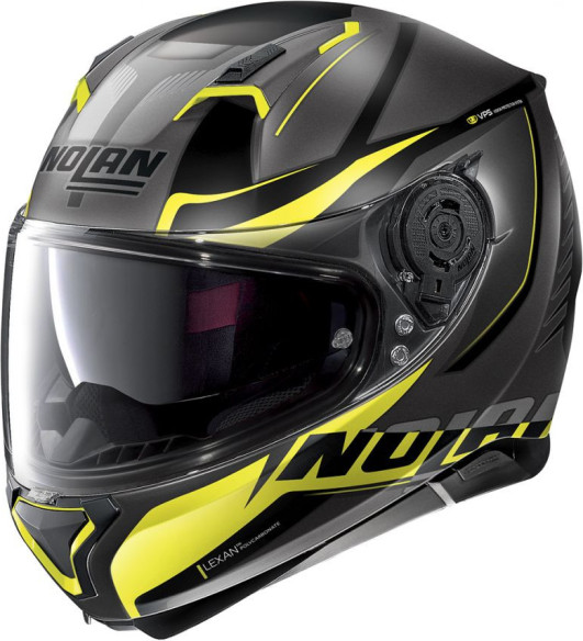 Casca Full-Face N 87 Miles N-Com 088 Gri/Galben