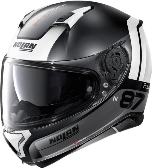 Casca Full-Face N 87 Plus Distinctive N-Com 023 Negru/Alb