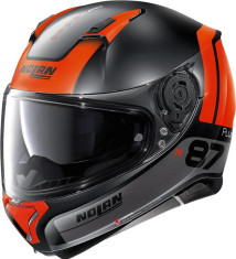 Casca Full-Face N 87 Plus Distinctive N-Com 026 Negru/Portocaliu